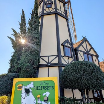 Pea Soup Andersen's Restaurant - You can't miss it, it's a full fledged windmill! - American Near Me - Santa Nella, California