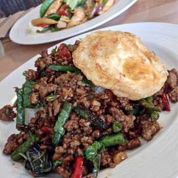 Tin Thai Kitchen - Gra Prow Kai Dow and Chicken Jungle Curry... - Thai Near Me - Livermore, California