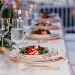 Atlas Event Rental - Delicious Meals at a delightful table