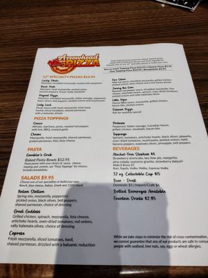 Menu photo 2 Arrowhead Pizza Worley, ID