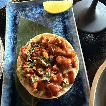 Chotto Matte San Francisco - Chicken tostada bar bite - Sushi Bars Near Me - San Francisco, California Chotto Matte San Francisco - Chicken tostada bar bite - Sushi Bars Near Me - San Francisco, California
