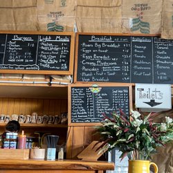 Rivers Cafe - Menu board