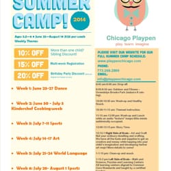 Chicago Playpen - Summer Camp begins Jun 23rd! Limited space available... sign up today!