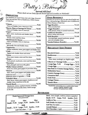 Menu photo 6 Patty's Eggnest Bothell, WA