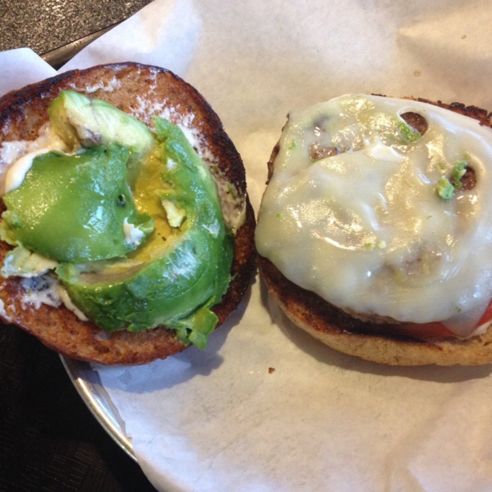 Daddio's Burger - Avocado swiss burger on wheat. - Burgers Near Me - Beaumont, Texas Daddio's Burger - Avocado swiss burger on wheat. - Burgers Near Me - Beaumont, Texas
