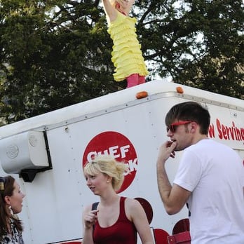 Chef Shack - a woman standing on top of a food truck - Donuts Near Me - Minneapolis, Minnesota Chef Shack - a woman standing on top of a food truck - Donuts Near Me - Minneapolis, Minnesota
