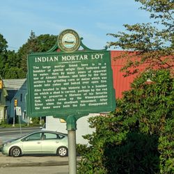 Indian Mortar Lot Historical Marker - Indian Mortar Lot Historical Marker, Franklin