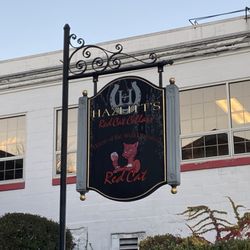 Hazlitt Red Cat Cellars - Sign