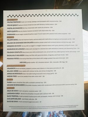 Menu photo 8 Cana  Washington, DC, DC