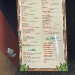 Menu Menu
