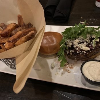 Stockyard Burgers and Bones - Yard burger with garlic aioli dipping sauce - New American Near Me - Marietta, Georgia Stockyard Burgers and Bones - Yard burger with garlic aioli dipping sauce - New American Near Me - Marietta, Georgia