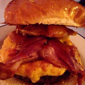PNY BURGER FAUBOURG SAINT-DENIS - The Return of the Cowboy: Le Ponclet beef/Smoked Pork Belly/9mo. Aged Chedder/Onion Ring/ House Made BBQ Sauce...€11.60 GET THIS! - American Near Me - Paris, 75 PNY BURGER FAUBOURG SAINT-DENIS - The Return of the Cowboy: Le Ponclet beef/Smoked Pork Belly/9mo. Aged Chedder/Onion Ring/ House Made BBQ Sauce...€11.60 GET THIS! - American Near Me - Paris, 75