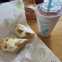 Tropical Smoothie Cafe - TURKEY & CHEDDAR WRAP + 12 oz Jetty Junior (kids menu)