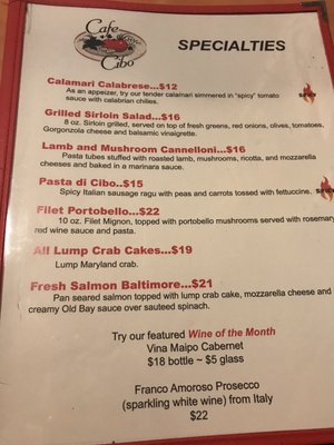 Menu photo 8 Cafe Cibo St Petersburg, FL