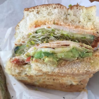 Boney's Bayside Market - Island Baja - turkey, pepper jack cheese, avocado, chipotle spread on focaccia. Very good! - Grocery Near Me - Coronado, California