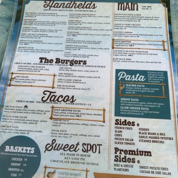 Toasted Monkey - Menu - American Near Me - St Pete Beach, Florida