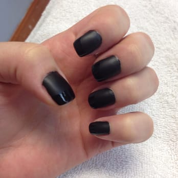 Magic Nails - Matte black...Nice!!! - Nail Salons Near Me - Cutler Bay, Florida