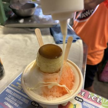 Waiola Shave Ice - Da Kine with custard on TOP - Ice Cream & Frozen Yogurt Near Me - Honolulu, Hawaii Waiola Shave Ice - Da Kine with custard on TOP - Ice Cream & Frozen Yogurt Near Me - Honolulu, Hawaii