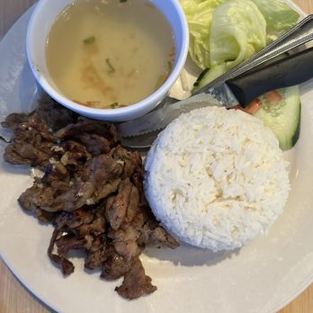 Roc Pho Shop - Lemongrass rice plate with pork strips - Vietnamese Near Me - Rochester, New York Roc Pho Shop - Lemongrass rice plate with pork strips - Vietnamese Near Me - Rochester, New York