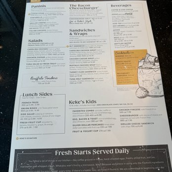Keke's Breakfast Cafe - Menu - Breakfast & Brunch Near Me - Kissimmee, Florida