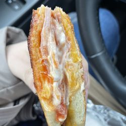 Tostado Sandwich Bar - Cheese melt with ham