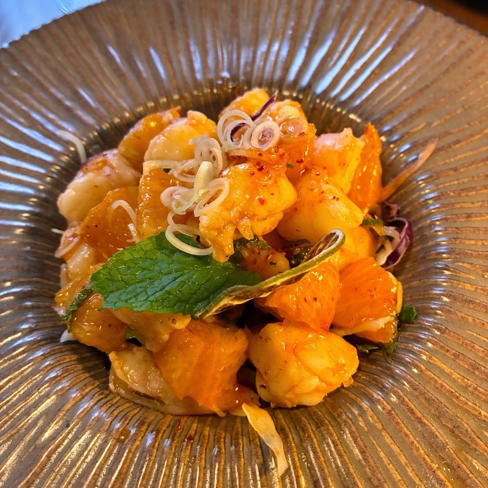 Black Ruby - Spicy lemongrass shrimp salad - Asian Fusion Near Me - Cambridge, Massachusetts Black Ruby - Spicy lemongrass shrimp salad - Asian Fusion Near Me - Cambridge, Massachusetts