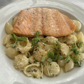 Artisan - Lumache pasta with salmon - a little too heavy - New American Near Me - Traverse City, Michigan