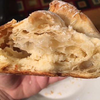 The Nest Fine Dessert - Inside of the flaky and fresh cheese pastry - Desserts Near Me - Ridgewood, New York