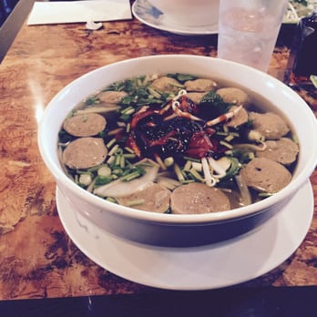 Pho Cali - Beef ball pho with my add ones in the middle - Vietnamese Near Me - Rocklin, California Pho Cali - Beef ball pho with my add ones in the middle - Vietnamese Near Me - Rocklin, California