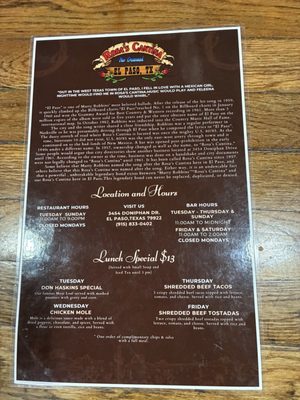 Menu photo 3 Rosa's Cantina El Paso, TX Menu photo 3 Rosa's Cantina El Paso, TX