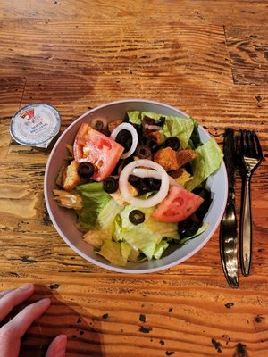 Photo of Big Apple Pizza - Fort Pierce, FL, US. Side salad