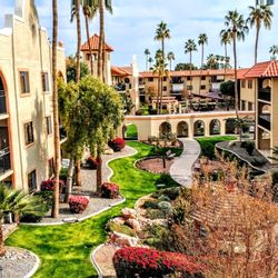 El Dorado of Sun City - View of courtyard from friend's little terrace