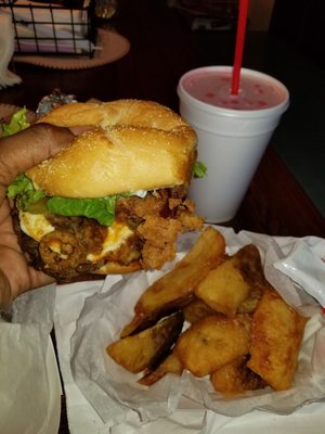 Big Poppa Burgers Chicken & Waffles by null