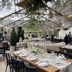 Bluebird DMC - This is where the reception was held. Every item in there was brought in and set up by Bluebird.