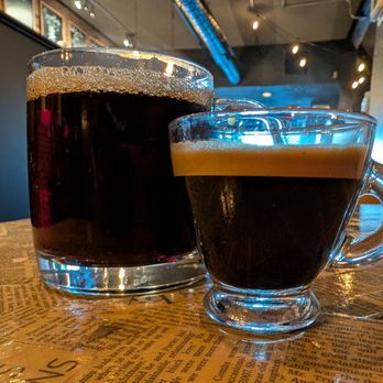 The Coffee Press - Double espresso and a dark coffee - Coffee & Tea Near Me - Batavia, New York The Coffee Press - Double espresso and a dark coffee - Coffee & Tea Near Me - Batavia, New York