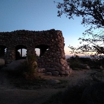 La Luz Trail - Little picnic house at the bottom of the  La Luz - Hiking Near Me - Albuquerque, New Mexico