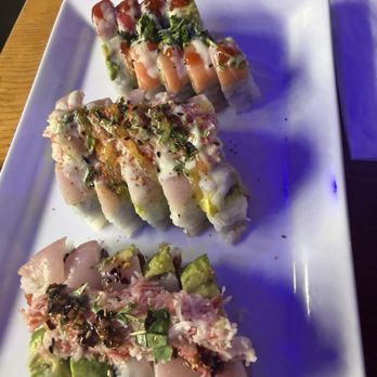 The Wave Sushi & Bar - Forgot the names but these are uncooked rolls - Sushi Bars Near Me - Reno, Nevada