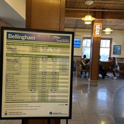 Amtrak Train Station - Waiting for the train to arrive.