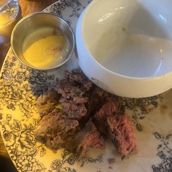 Au Petit Marquis - I really did try to chew it. Could barely cut it with a knife. - French Near Me - Versailles, 78