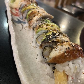 Sakura Bistro Tapas & Sake Bar - Dragon Roll - Sushi Bars Near Me - Oakland, California