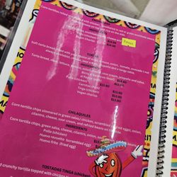 Cacao Mexican Food - Menu