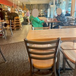 View of the dining area