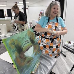 Peachtree Art Center - Fun-filled and finished piece!
