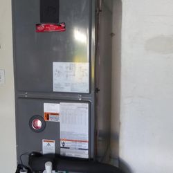 Aldons Heating & Air Conditioning - new Rheem Air Handler installation photo