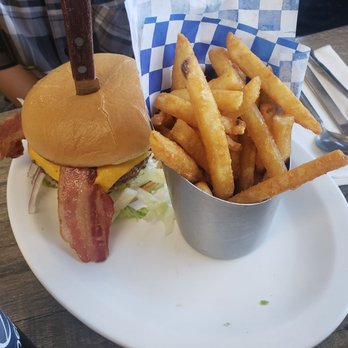 Breakfast Shack - Bacon Cheeseburger with Seasoned Fries - Breakfast & Brunch Near Me - Redlands, California Breakfast Shack - Bacon Cheeseburger with Seasoned Fries - Breakfast & Brunch Near Me - Redlands, California