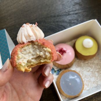 Choux - Lychee rose cream puff - Bakeries Near Me - San Francisco, California Choux - Lychee rose cream puff - Bakeries Near Me - San Francisco, California