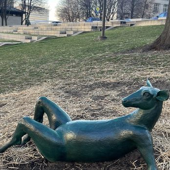 Scioto Lounge Deer - Public Art Near Me - Columbus, Ohio
