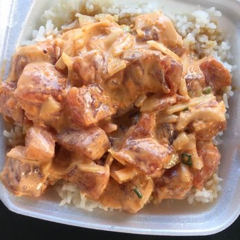 Ono Seafood - Spicy Ahi: Flavor was off the charts! Creamy goodness - Seafood Near Me - Honolulu, Hawaii Ono Seafood - Spicy Ahi: Flavor was off the charts! Creamy goodness - Seafood Near Me - Honolulu, Hawaii