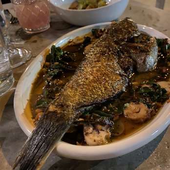 TSK Thames Street Kitchen - Whole Sea Bass - New American Near Me - Newport, Rhode Island TSK Thames Street Kitchen - Whole Sea Bass - New American Near Me - Newport, Rhode Island
