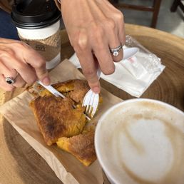 Jamaican Pattie and Americano Coffee! Jamaican Pattie and Americano Coffee!